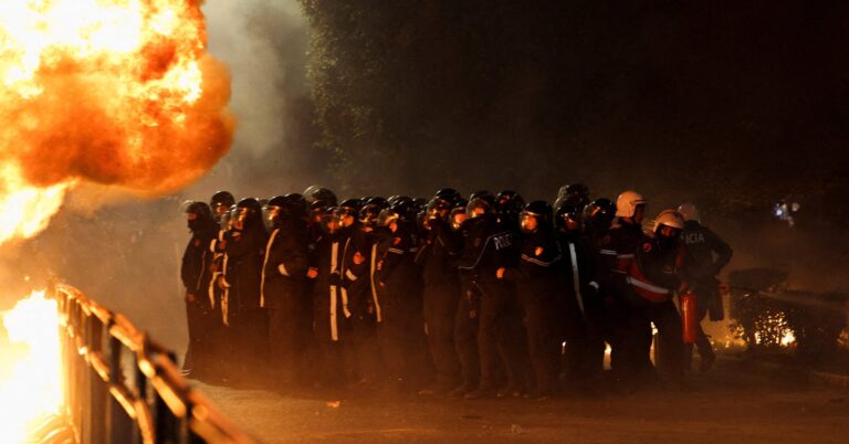 Violent protests break out in Albania over allegations of government graft