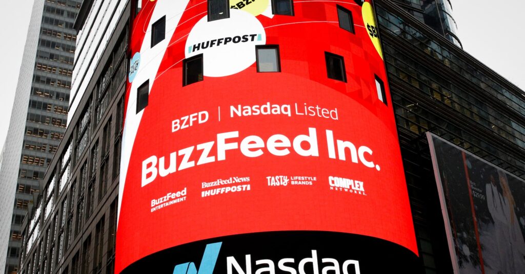 BuzzFeed flags going concern risk, shares down