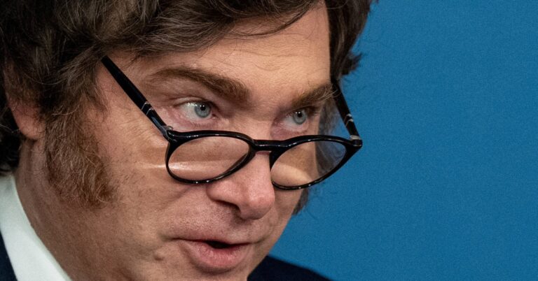 Argentina’s Milei is pitching to Wall Street as Middle East spooks investors