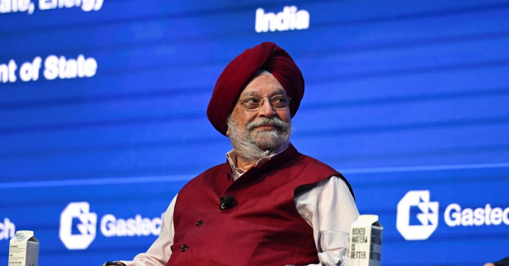 India’s non-Hormuz crude sourcing has increased to 70% of imports, oil minister says