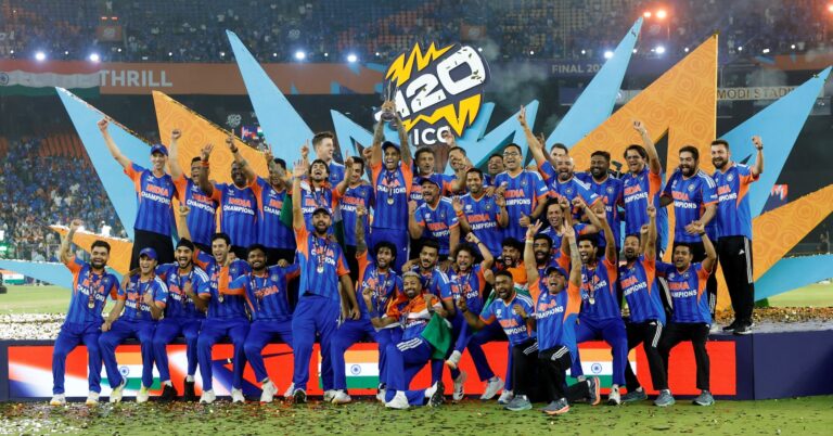 Indian team receive $14.2 million bonus for historic T20 World Cup win