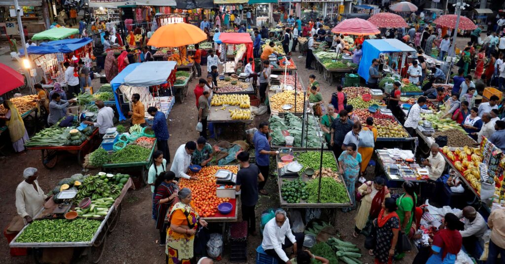 India’s February retail inflation quickens to 3.21% y/y