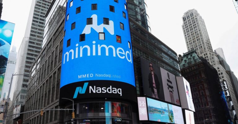 Medtronic’s diabetes unit MiniMed valued at $5.3 billion as shares fall in Nasdaq debut