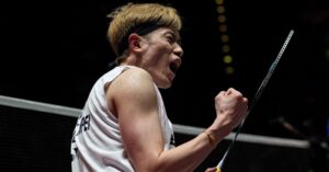 Lin upsets Vitidsarn to set up All England Open badminton final against India’s Sen