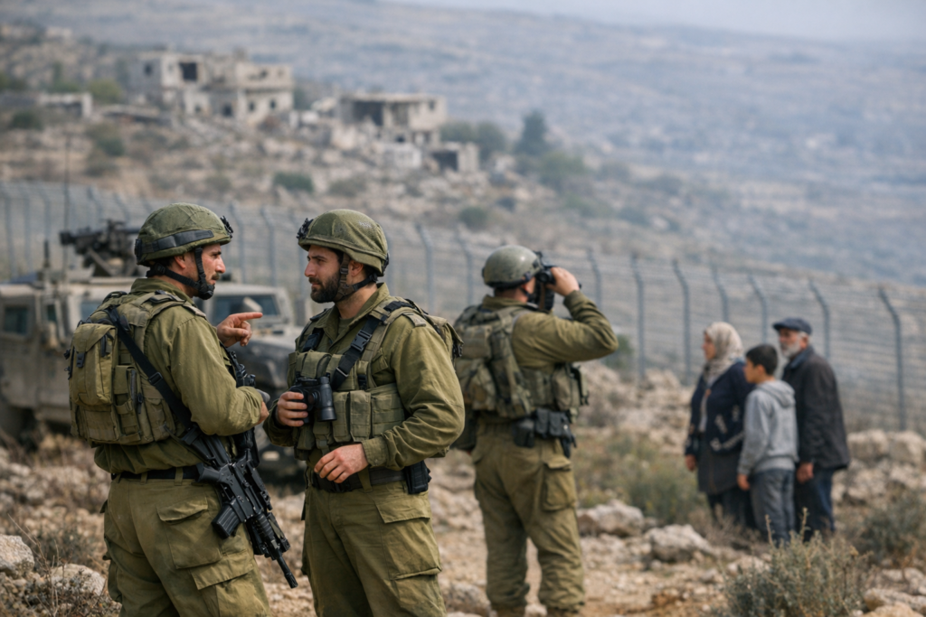 Israel to destroy ‘all houses’ near Lebanon border, defence minister says