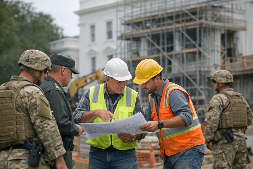 White House ballroom project to include ‘massive’ military complex