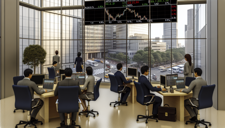 Nikkei Index Declines as Investors Cash In on Tech Stocks