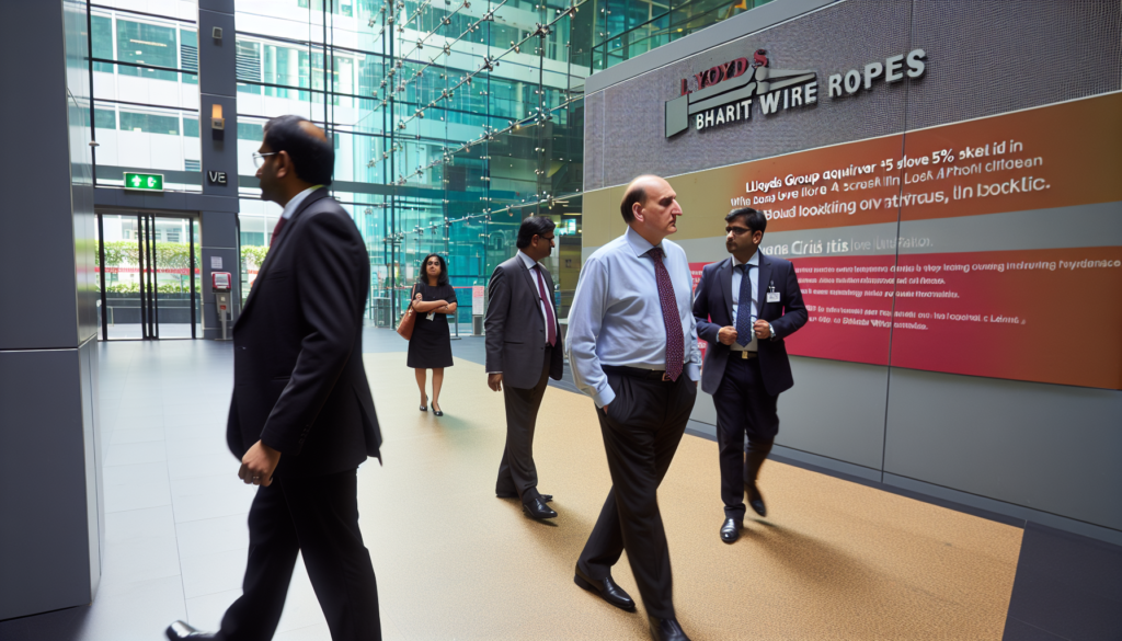 Lloyds Group Acquires Over 5% Stake in Bharat Wire Ropes