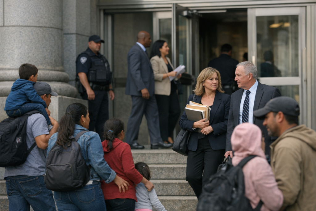 Trump administration unlawfully terminated status of migrants using Biden-era app, US judge rules