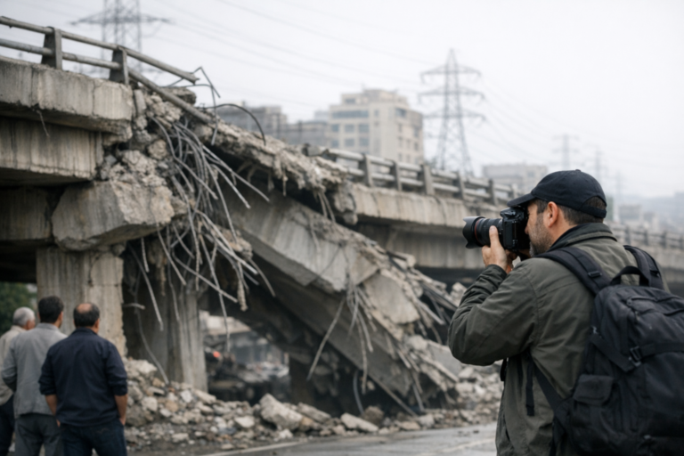 Iran-War, Attack On The B1 Bridge