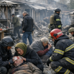 Five killed by Russian strike on market in frontline Ukrainian city