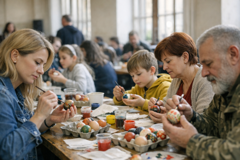 National record for painting Easter eggs in Lviv