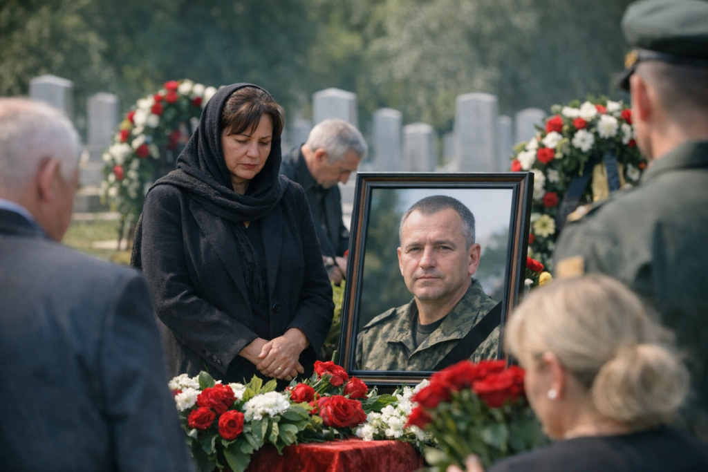 Funeral ceremony at Giripeni Heroes Cemetery complex in Kulon Progo regency