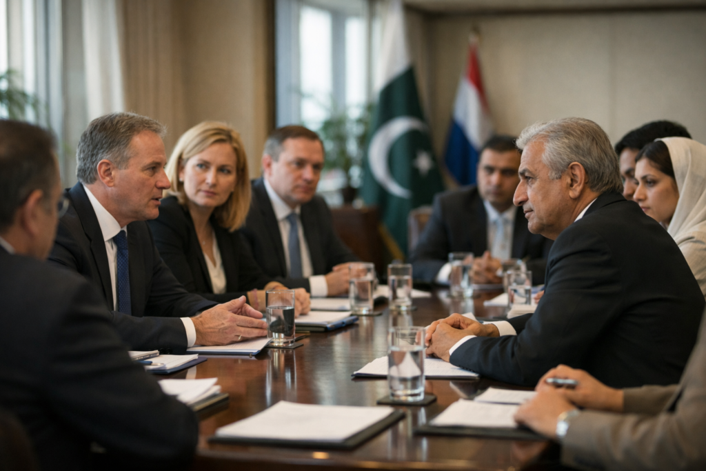 What are the main talking points at the US-Iran negotiations in Pakistan?