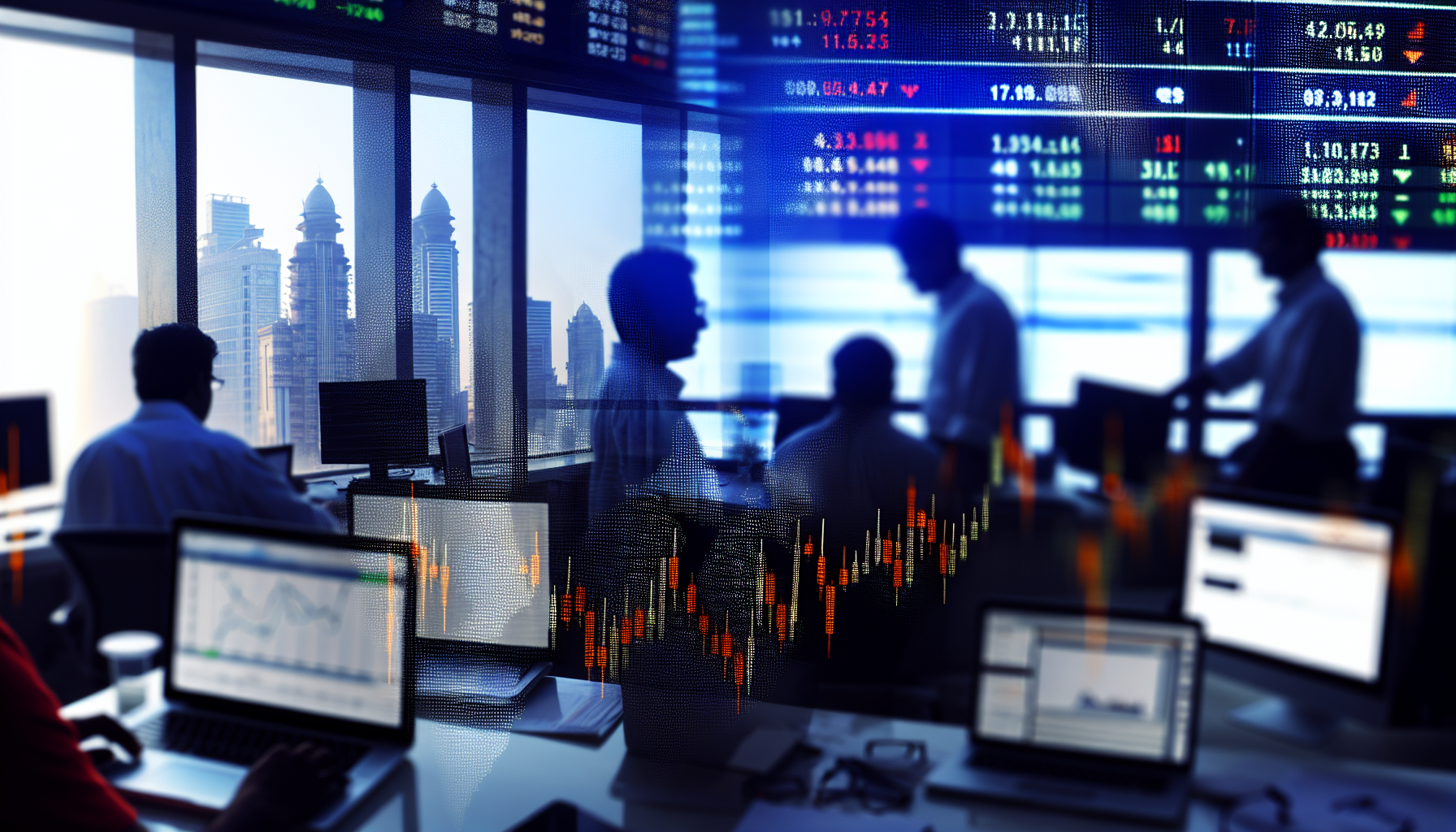 Indian Stock Markets Decline as Sensex Drops Over 740 Points